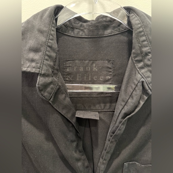 Frank & Eileen Rory Black Denim Long Sleeve Dress - Picture 2 of 4